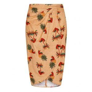Collectif Mainline Kala Pineapple Sarong Skirt